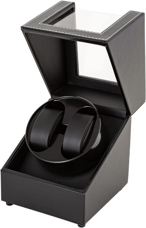 Amazon.com: Aokelily Double Watch Winders for Automatic Watches with Quiet Japanese Motor, Automatic Watch Winder for Men's and Women's Watches,Only USB Cable : Clothing, Shoes & Jewelry Automatic Watch Winder, Buy Watch, Watch Winders, Sweet Gift Ideas, Blue Led Lights, Watch Winder, Womens Watches Luxury, Buy Watches, Women's Watches