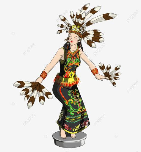 Poster Tarian, Tarian Adat, Tari Tradisional, Dayak Borneo, Dance Traditional, West Kalimantan, Musik Tradisional, East Kalimantan, Background Fashion