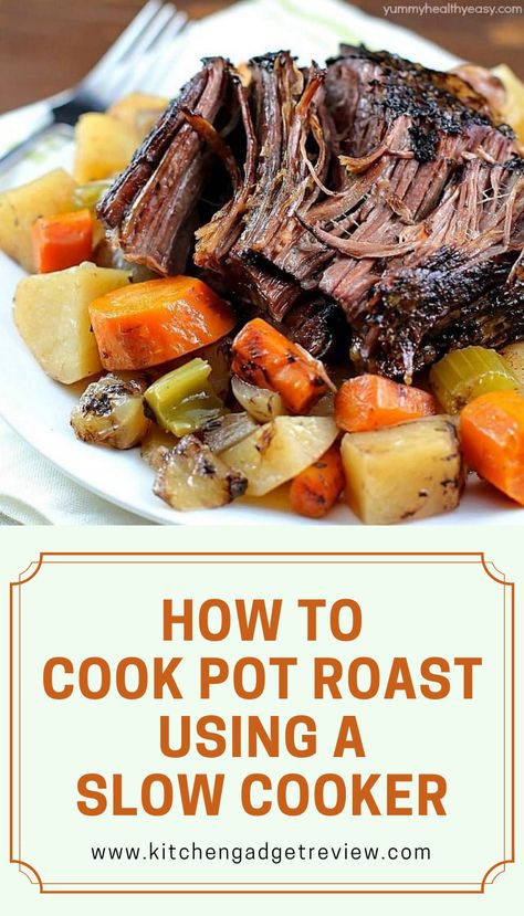 Slow Cook Pot Roast, Best Pot Roast Recipe, Post Roast, Crock Pot Chuck Roast, Beef Roast Crock Pot, Mississippi Roast Recipe, Crockpot Roast Recipes, Pot Roast Crock Pot Recipes, Best Pot Roast