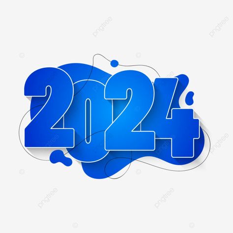 Navy Blue Gradient, Blue Icon Transparent Background, Blue Heart Gradient, Happy New Year 2024 Blue Background, Free Png, Vector File, Transparent Background, Graphic Resources, Typography