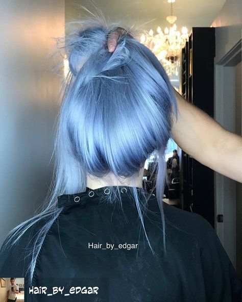 Ice Blue Hair, Profile Artist, Silver Blue Hair, Blue Hair Aesthetic, Fantasy Hair Color, Blue Sunday, Light Blue Hair, Wine Hair, Hair Color Streaks