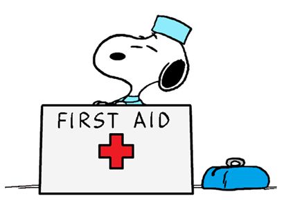 Snoopy - The World Famous Paramedic on Duty at his First-Aid Station Snoopy Birthday, School Book Covers, Snoopy Comics, Medical Wallpaper, 2024 Planner, Snoopy Images, Dog Essentials, Reborn Baby Girl, Charlie Brown Peanuts