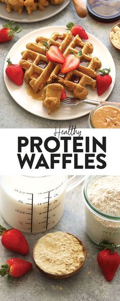 Protein Cupcakes, Waffle Recipe Healthy, Healthy Waffles, Fit Foodie Finds, Healthy Pancake Recipes, Protein Waffles, Protein Dinner, Protein Coffee, Protein Brownies