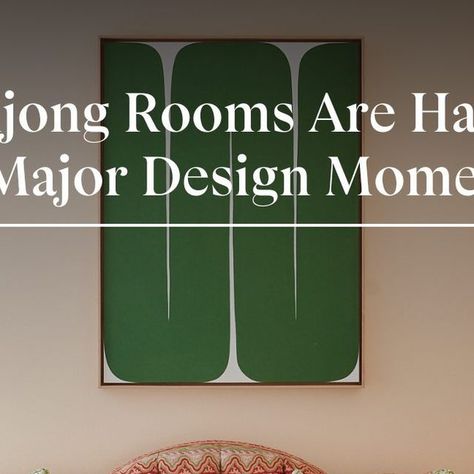 House Beautiful | Whether mahjong has been part of your life for generations or you’re just learning the rules of play, these designer game rooms will make... | Instagram Mahjong Room Design, Game Rooms, House Beautiful, Tv Room, Pool House, The Rules, Game Design, Game Room, Living Rooms