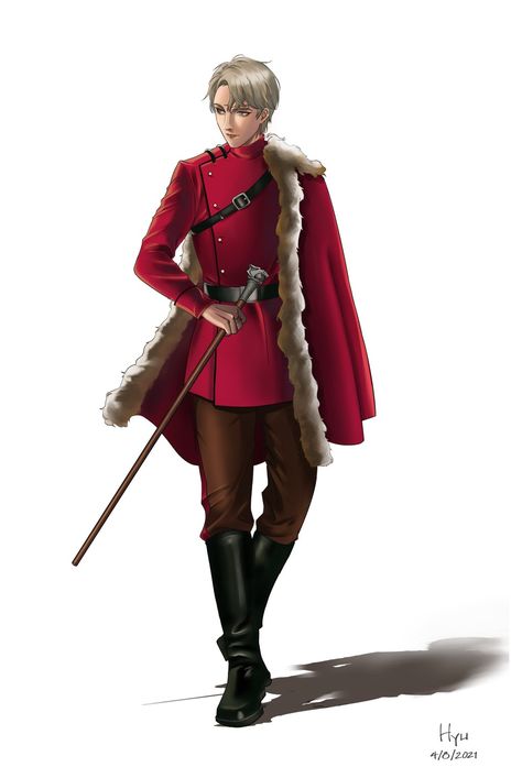 Red Prince Outfit, Durmstrang Uniform, Prince Uniform, Fantasy Prince Outfit, Hedge Knight, Harry Potter Uniform, Wizarding Schools, Fantastic Beasts Fanart, Prince Clothes