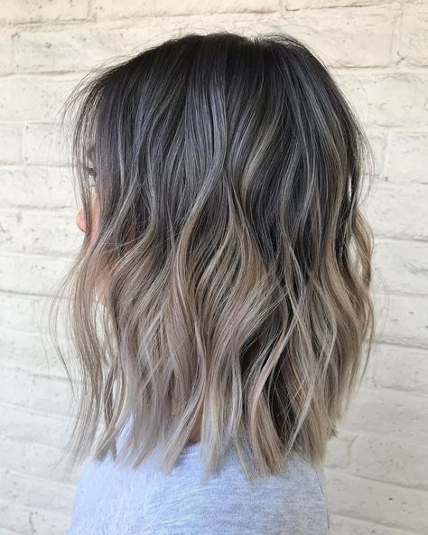 Ashy Brown Hair, Ashy Blonde Hair, Ashy Hair, Ash Brown Hair, Brown Hair Balayage, Short Hair Balayage, Balayage Brunette, Brown Blonde Hair, Hair Color And Cut