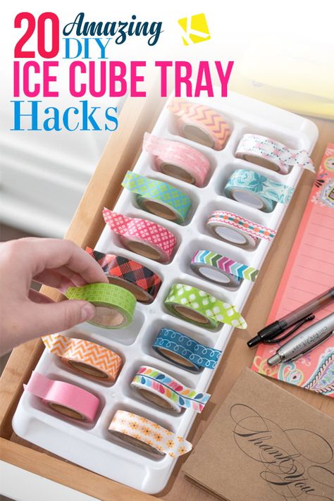 20 Amazing DIY Ice Cube Tray Hacks - The Krazy Coupon Lady Ice Cube Tray Activities For Kids, Ice Tray Hacks, Ice Cube Tray Hacks, Salon Simple, Ice Trays, Kitchen Design Open, Playroom Organization, Sea Dragon, Ice Cube Trays