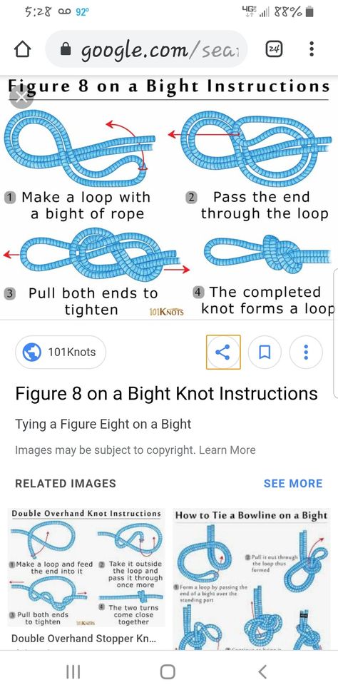 Figure 8 Knot, 8 Knot, Knot Tutorial, Knots Tutorial, Figure 8, Survival Skills, Bushcraft, Trekking, Sailing