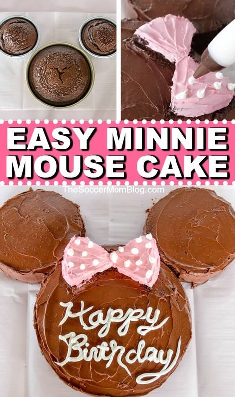 Minnie Mouse Cake Easy Simple, Minnie Mouse Cake Table Ideas, How To Make Minnie Mouse Cake Pops, Minnie Mouse Cake For 2nd Birthday, Diy Minnie Mouse Cupcakes, How To Make A Minnie Mouse Cake, Easy Mini Mouse Cake, Minnie Mouse Shaped Cake, Number 2 Minnie Mouse Cake