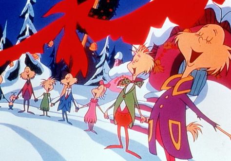 Whos are Singing - Warner Bros. Entertainment, Inc. The Whos From Whoville, Whos From Whoville, Whoville People, Whoville Characters, Christmas Whoville, Grinch Characters, Grinch Stuff, Der Grinch, School Hall