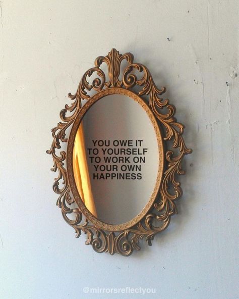 Mirrors Reflect You’s Instagram photo: “The only one who can make you truly happy is yourself. It’s up to you to show up for yourself and work on it. I feel like a lot of the…” Content Quotes, Daily Positivity, Sister Circle, Mirror Quotes, I Never Lose, Grit And Grace, Feeling Drained, Bible Ideas, Pink Venom