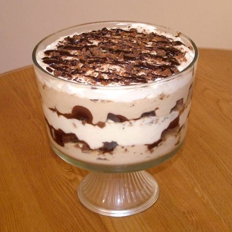 Chocolate Mocha Trifle, Coffee Trifle, Mocha Trifle, Cappuccino Cake, Coffee Fudge, Classic Tiramisu, Mocha Frosting, Chocolate Cappuccino, Pudding Flavors