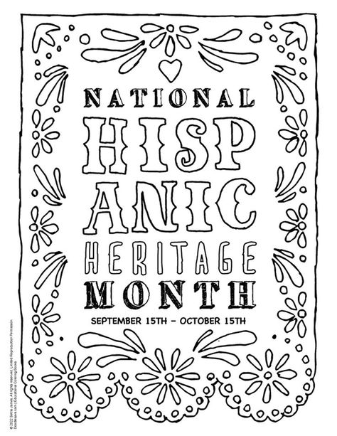 Hispanic Heritage Month Hispanic Heritage Month Activities Hispanic Heritage Month Crafts Coloring Spanish Heritage Month Activities, Spanish Heritage Month, Month Coloring Pages, Hispanic Heritage Month Crafts, Hispanic Heritage Month Activities, Spanish Classroom Activities, Spanish Heritage, Christmas Activity Book, Hispanic Culture