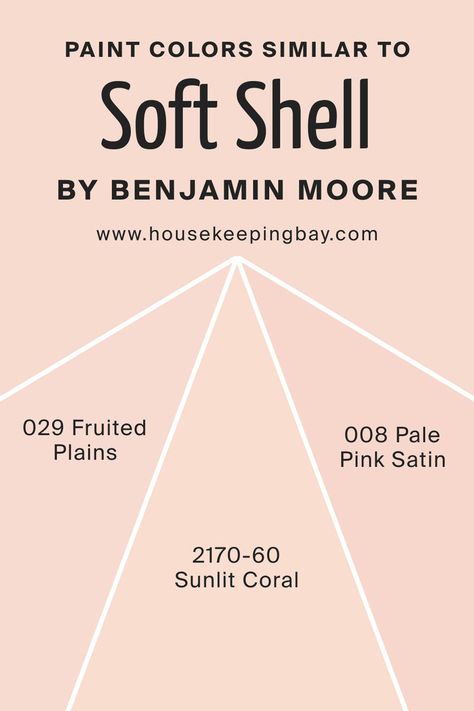 Colors Similar to Soft Shell 015    by Benjamin Moore Coral Paint Colors, Coral Colour Palette, Color Palette Pink, Light Coral, Pink Swirls, Trim Color, Peachy Pink, Coordinating Colors, Soft Shell