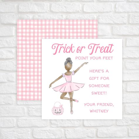 Halloween Classroom Treats, Class Treats, Printable Halloween Tags, Halloween Dance, Classroom Treats, Halloween Classroom, Black Ballerina, Halloween Favors, Spooky Gifts