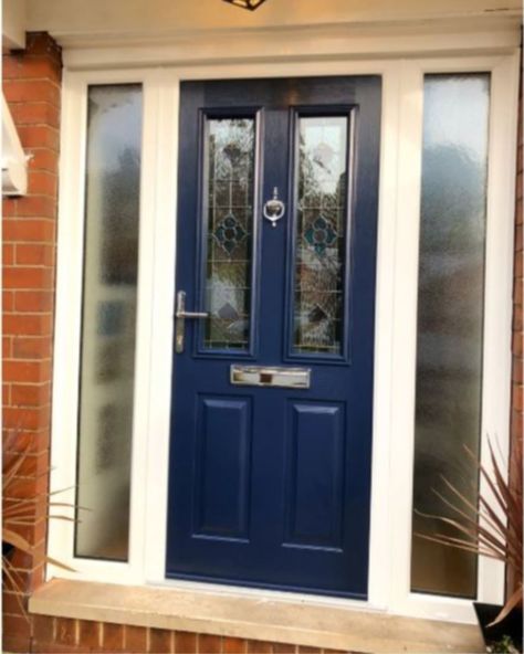 Solidor Composite Doors on Instagram: “Blue is a soothing colour and will bring sense of calm to those walking over the threshold.  It’s a fantastic choice of colour if you want…” Solidor Ludlow, Composite Doors, Soothing Colors, Beautiful Blue, Just Love, Tall Cabinet Storage, Front Door, Entrance, Porch