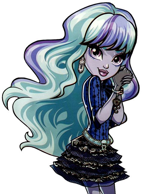 Twyla. NEW Profile art Profile Art, New Profile, Monster High, A Girl, Hair, Blue, Art