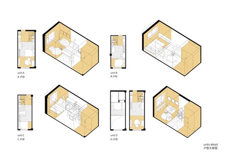 Landscape Design Drawings, Modular Housing, Urban Housing, Facade Material, Affordable Apartments, Yantai, Architecture Concept Diagram, Apartment Architecture, Apartment Plans