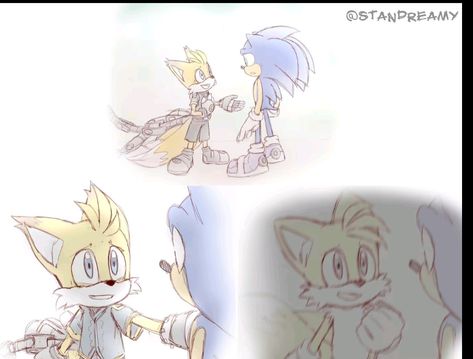 Tails And Sonic, Sonic The Movie, Sonic Prime, Sonic Funny, Sonic Franchise, E Mc2, Sonic And Shadow, Sonic Boom, Sonic Fan Art