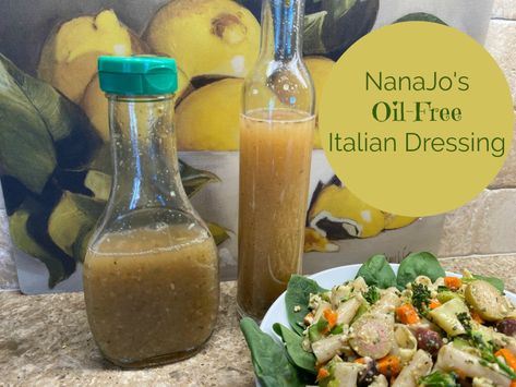 Vegan Italian Dressing, Types Of Salads, Starch Solution Recipes, Taco Salad Dressing, Oil Free Salad Dressing, Italian Dressing Recipes, Homemade Italian Dressing, Oil Free Vegan Recipes, Vegan Salad Dressing