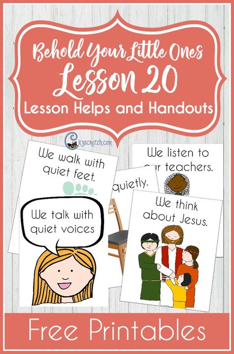 Great free printables and resources for teaching LDS Nursery- Behold Your Little Ones Lesson 20: I Will Be Reverent Nursery Lesson Ideas, Sunbeam Lessons, Lds Nursery, Conference Activities, Family Home Evening Lessons, Lds Primary Lesson Helps, Lds Primary Lessons, Lds Lessons, Primary Ideas