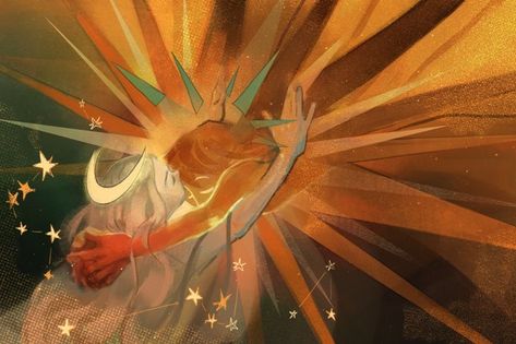 Hold Me, A Woman, Sun, Stars, Twitter, Art