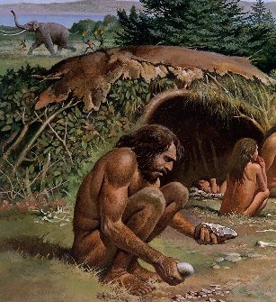 Stone Age People, भारतीय इतिहास, Paleolithic Era, Evolution Art, Prehistoric Man, Prehistoric World, Early Humans, Human Evolution, Prehistoric Art