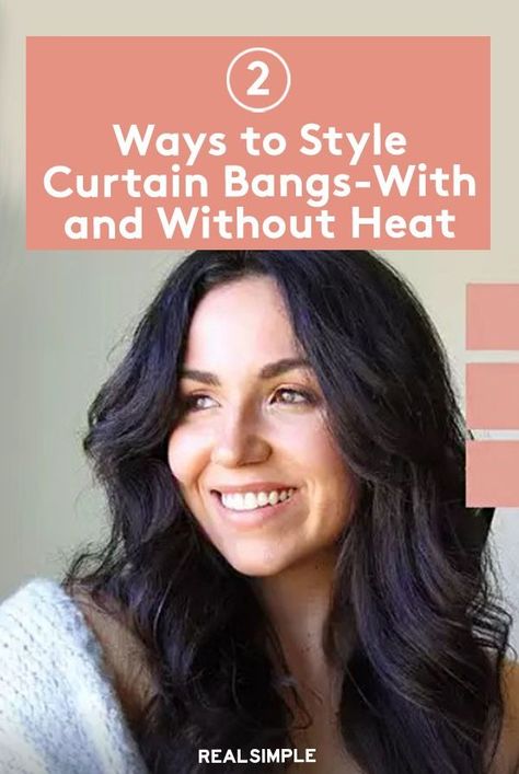 Ways To Style Curtain Bangs, Bangs Back, Curling Wand Set, Second Day Hairstyles, Face Framing Bangs, Best Hair Care Products, Heatless Curls, How To Style Bangs, Diy Beauty Hacks