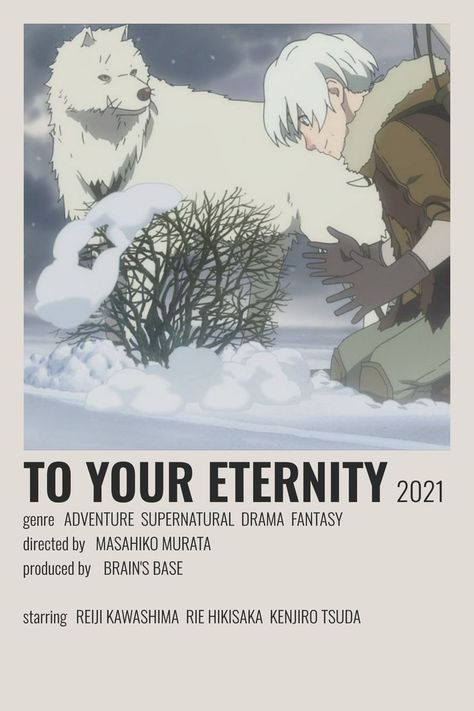 Anime Title, To Your Eternity, Japanese Animated Movies, Anime Suggestions, Good Anime Series, Animes To Watch, Poster Anime, Anime Printables, Good Anime To Watch