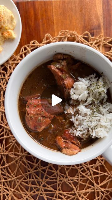 BRITSCOOKIN on Instagram: "Gumbo Season!! IYKYK #louisiana #gumbo #cajun" Creole Gumbo, Easy Weekly Meals, Quinoa Rice, Sausage Gumbo, Cajun Dishes, Chicken Base, Chili Soup, Gumbo Recipe, Andouille Sausage