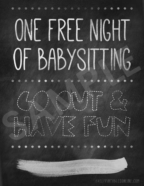 One Free Night of Babysitting Voucher *FREE PRINTABLE PDF* #free #printable #pdf #gift #family Babysitting Voucher, Babysitting Coupon, Free Printable Gift Certificates, Christmas Coupons, Printable Gift Certificate, Baby Sitting, Free Printable Gifts, Coupon Template, Gift Certificate Template