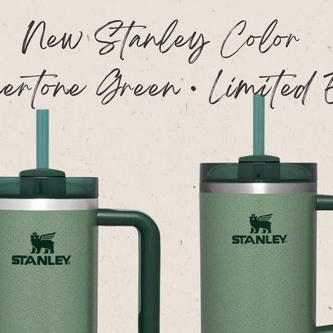 WALMART • TARGET• AMAZON • TJMAXX on Instagram: "New Stanley Color Drop!!! Hammertone Green ✨ Limited Edition 🛒 LINK TO SHOP IN MY BIO 🛒 This is going to be my “Christmas Tumbler” 🎄✨ @stanley_brand #lcbudgetmomma Follow my shop @lcbudget_momma on the @shop.LTK app to shop this post and get my exclusive app-only content! #liketkit #LTKSeasonal #LTKGiftGuide #LTKfindsunder50 @shop.ltk https://liketk.it/4n8y7 #stanley #green #stanleytumbler #tumbler #christmas #limitededition #huntergreen #stanleycup #stanleyoutdoors #christmas #christmastime #new #exclusive #greenaesthetic #limitededition #onlineshopping #fyp" Stanley Green, Stanley Brand, Tumbler Christmas, Christmas Tumbler, Christmas Tumblers, Green Aesthetic, Hunter Green, Limited Editions, Christmas Time