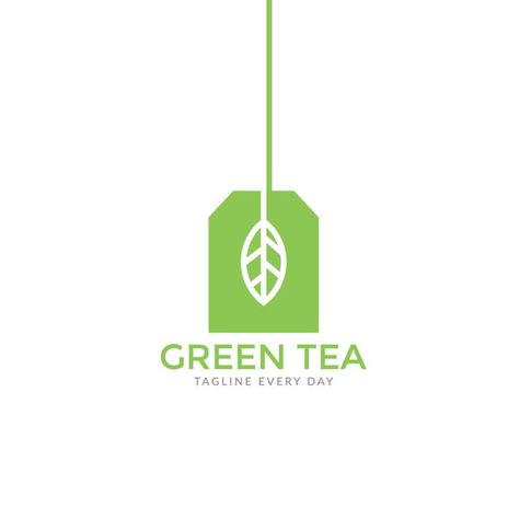 Tea Logo Design, Cup Packaging, Floral Food, Vector Leaf, Poster Pattern, Floral Branding, Graphic Designer Studio, Leaves Decoration, Food Logo Design Inspiration