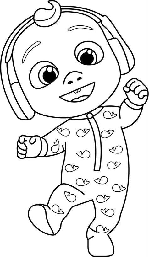 Coco Melon Drawing, Cocomelon Colouring Pages, Cocomelon Template, Coco Melon Coloring Pages, Cocomelon Drawing, How To Draw Jj Cocomelon, Cocomelon Coloring Pages, Coloring Pages For Toddlers Printables, Cocomelon Pinata