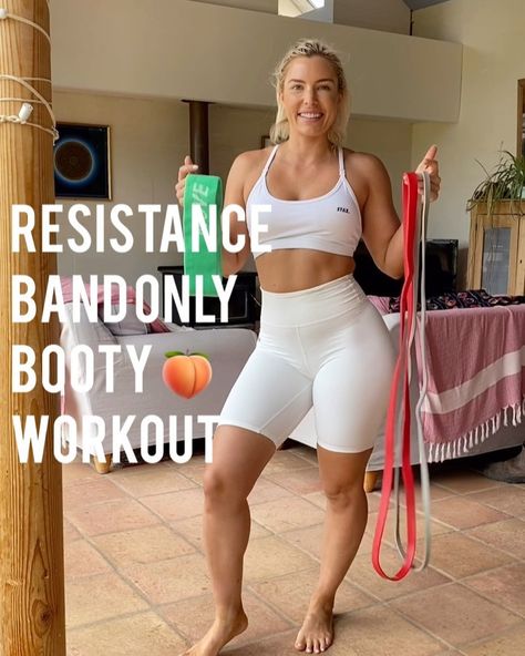 Soph Allen on Instagram: “⁣RESISTANCE BAND ONLY BOOTY WORKOUT⠀ ⠀ Posted a question yesterday for the workouts you guys wanna see me create for you, lot’s of…” Donkey Kicks, 7 Day Meal Plan, Hip Thrust, Mindset Coaching, Pull Through, Fitness Trainer, Resistance Band, Body Weight, Two Piece Pant Set