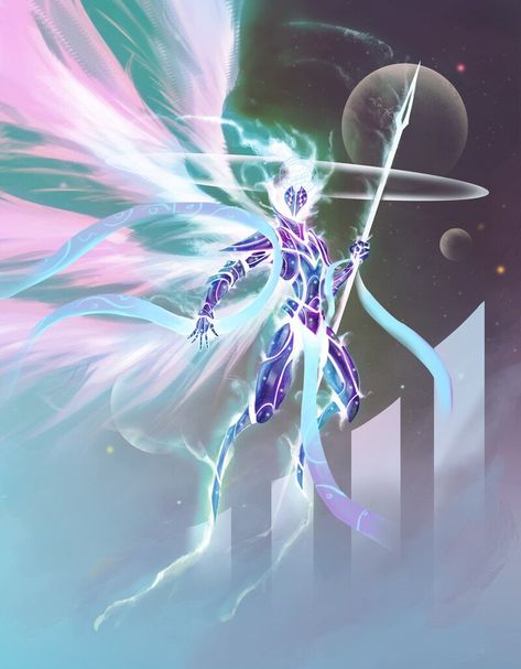 Fantasy Angel Art, Angel Character Art, Angel Concept Art, Angel Fantasy Art, Angel Monster, Power Angel, Dragon Angel, Divine Angel, Angel Magic