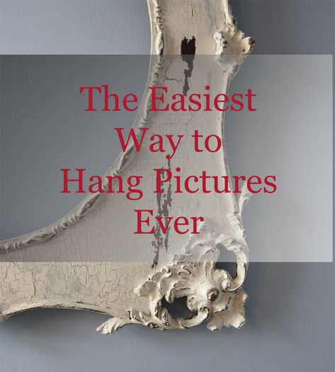 Easiest Way To Hang Pictures Ever Easy Way To Hang Pictures, Hang Pictures On The Wall, Easy Pictures, Picking Paint Colors, Nice Rooms, Hang Pictures, Thrifty Thursday, Altered Clothing, Wall Displays