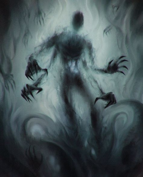 Shadow Person Art, Demon Art Dark, Shadow Oc, Monsters In The Dark, Shadows Artwork, Shadow Creatures, Monsters Art, Shadow Monster, Dark Creatures