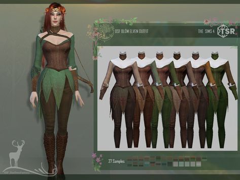 The Sims Resource - BLOM ELVEN OUTFIT Sims 4 Cc Plant Clothes, Sims 4 Male Fairy Cc, Sims Elf Cc, Sims 4 Cc Elf Clothes, Sims 4 Medevil Cc, Sims 4 Fairy Cc Clothing, Sims 4 Elven Cc, Ts4 Medieval Cc, Sims 4 Cc Medieval Clothes