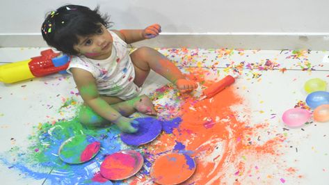 holibaby Holi Photo, Holi Celebration, Monthly Baby Photos, Baby Photoshoot, Baby Month By Month, Baby Photos, The Creator, Festival, Birthday