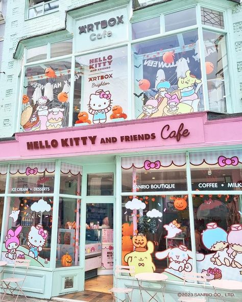 Artbox Cafe, Cafe Hello Kitty, Cafe Ice Cream, Friends Cafe, Themed Cafes, Brighton And Hove, Ice Cream Desserts, Coffee Milk, Brighton