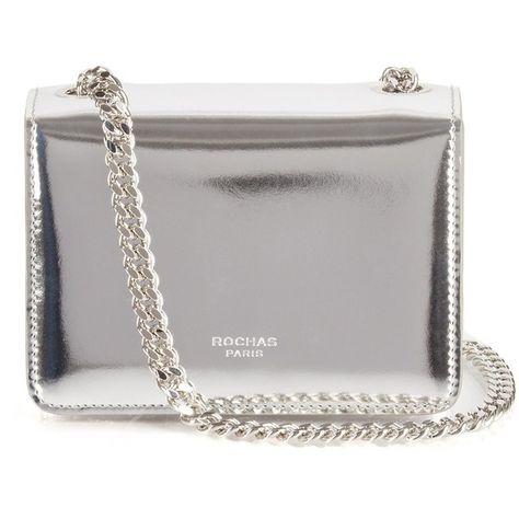 Rochas Metallic leather shoulder bag ($460) ❤ liked on Polyvore featuring bags, handbags, shoulder bags, bolsas, purses, clutches, bolsos, silver, leather purses and man shoulder bag Metallic Handbags, Pink Shoulder Bag, Real Leather Handbags, Bags For Teens, Metallic Purse, Pink Handbags, Metallic Bag, Genuine Leather Purse, Leather Shoulder Handbags