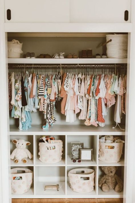 best nursery closet ideas 2022 (1) Nursery Closet Organization Ideas, Ikea Nursery, Nursery Closet Organization, Baby Nursery Inspiration, Baby Room Organization, Closet Organization Ideas, Baby Room Themes, Perfectly Organized, Nursery Closet