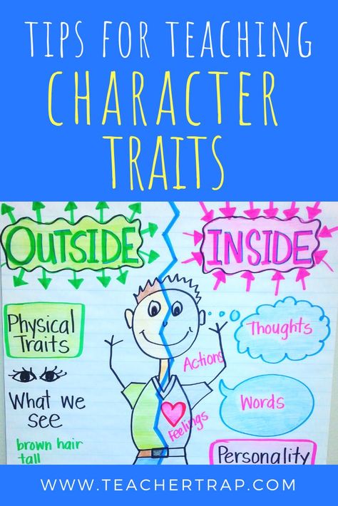 Love these tips for teaching character traits! Anchor charts and tools for character study and understanding characters, plus a freebie character chart! #characterstudy #charactertraits #anchorcharts #teachertrap Chart Character, Character Trait Lessons, Teaching Character Traits, Character Chart, Teaching Comprehension, Character Lessons, Literacy Coach, Book Magic, Teaching Character