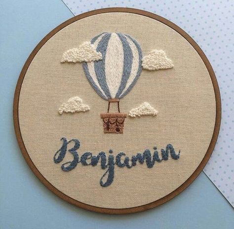 Personalized embroidery ornaments/Baby's First | Etsy Name Embroidery, Punch Needle Patterns, Hand Embroidery Videos, Diy Embroidery Patterns, Baby Embroidery, Pola Sulam, Hand Embroidery Projects, Punch Needle Embroidery, Simple Embroidery