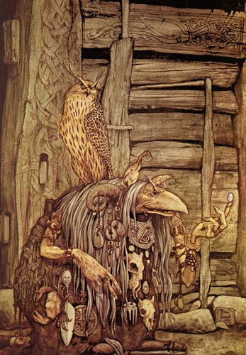 'Brian Froud by Chester the 1st, via Flickr' ~ Dark Crystal.. Would love to go back and watch it again. Brian Froud, John Howe, Baba Jaga, Fantasy Magic, Baba Yaga, The Dark Crystal, Fantasy Artist, Mystical Creatures, Fairy Art