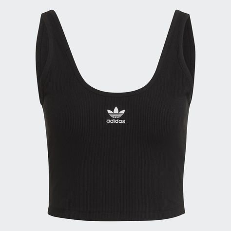 adidas Adicolor Essentials Rib Tank Top - Black | women lifestyle | adidas US Adidas Adicolor, Rib Tank Top, Adidas Tank Top, Adidas Shop, Women Lifestyle, Ribbed Tank Tops, Adidas Online, Black Adidas, Black Tank Tops