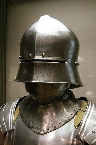 Sallet and bevor | Sallet: Southern Germany (probably Nuremb… | Flickr Armor Drawing, Medieval Helmets, Medieval Armour, Southern Germany, Ancient Armor, Historical Armor, Wars Of The Roses, Late Middle Ages, Ancient Technology