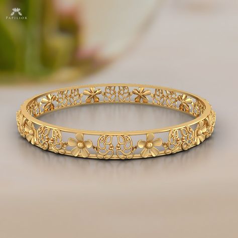 Gold Bangles For Women, New Gold Jewellery Designs, Antique Jewellery Designs, Gold Bridal Jewellery Sets, Bangles Design, Gold Bride Jewelry, Gold Rings Fashion, Earrings Design, Bangles Jewelry Designs