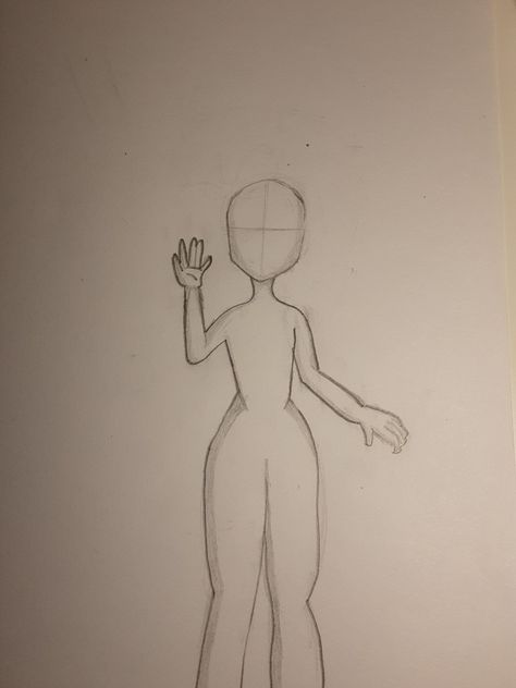 A female waving drawing base Waving Pose Drawing, Pose Drawing Base, Waving Pose, Base Draw, Art Tutorial, Drawing Base, Art Tutorials, Anime Art, Drawings